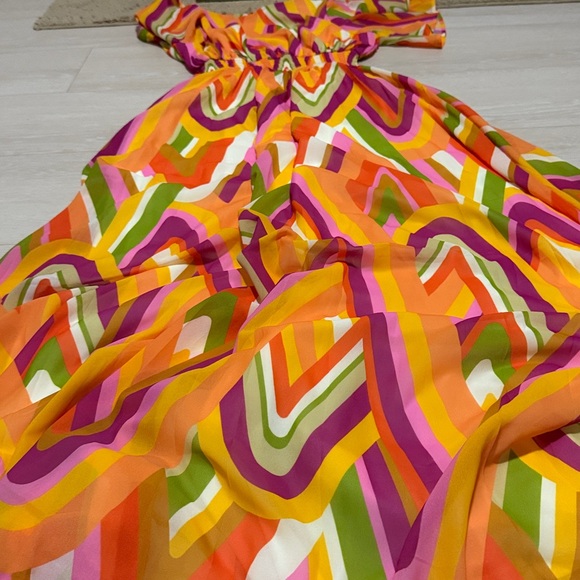 Flying Tomato Vibrant Striped Maxi Dress - Picture 7 of 7